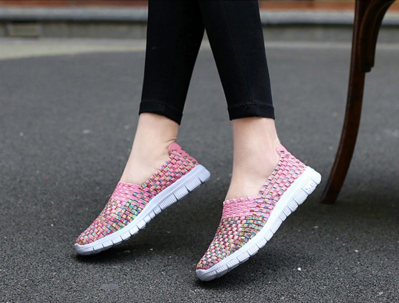Lobelia Slip-ons-skor För Kvinnor - Lila rosa tröja