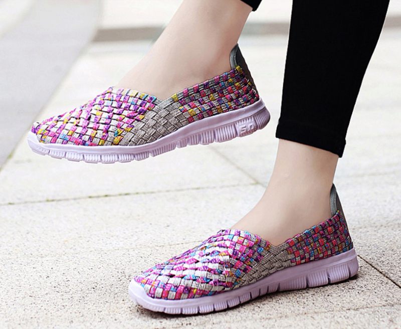 Lobelia Slip-ons-skor För Kvinnor - Lila rosa tröja
