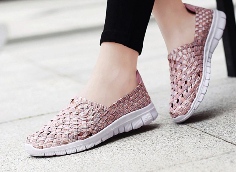Lobelia Slip-ons-skor För Kvinnor - Lila rosa tröja