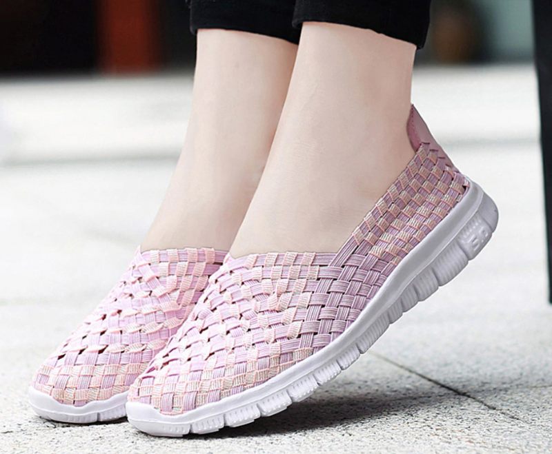 Lobelia Slip-ons-skor För Kvinnor - Lila rosa tröja
