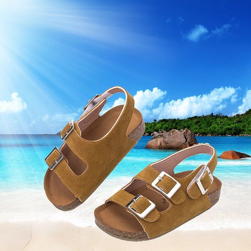 Lockart Unisex Strandsandal För Barn - Svart