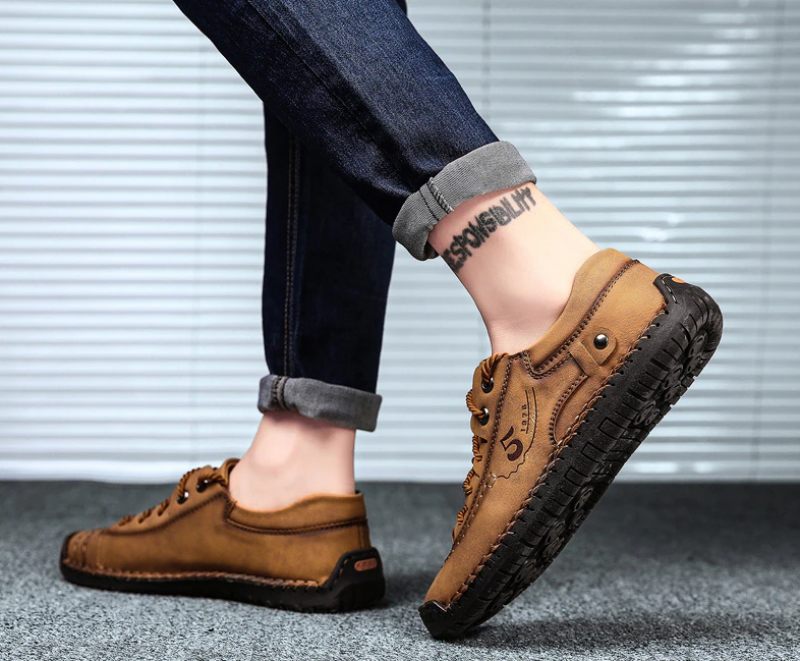 Loes Sneaker För Män - Gul