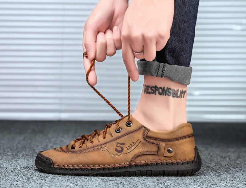 Loes Sneaker För Män - Gul