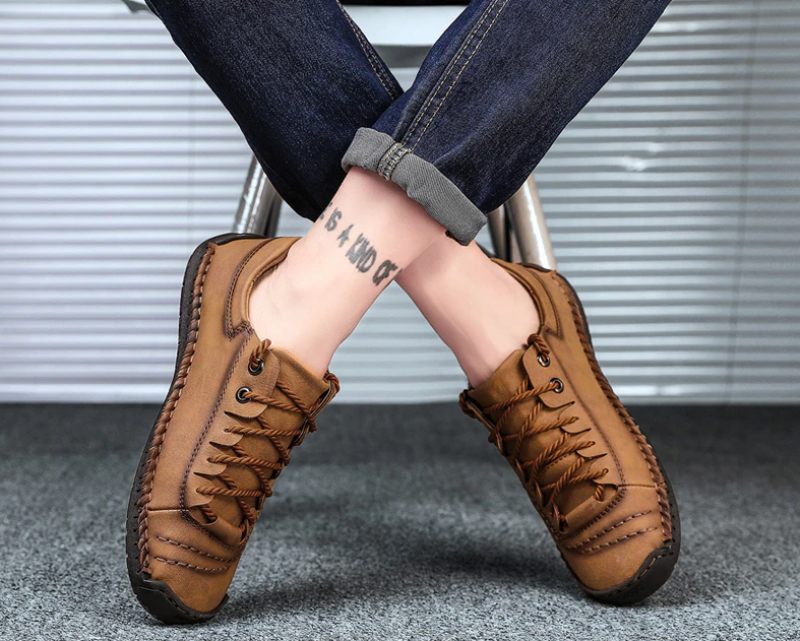 Loes Sneaker För Män - Gul
