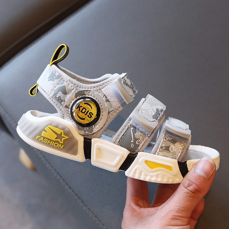 Logan Pojkar Utomhus Sandal - Grå