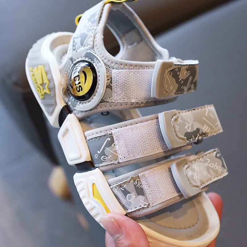 Logan Pojkar Utomhus Sandal - Grå