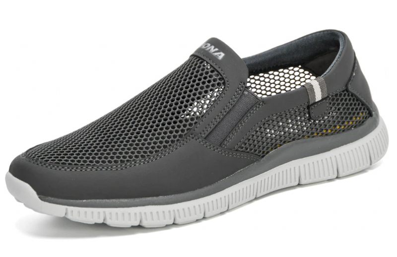 Loky Slip-on Sneakers För Män - Grå
