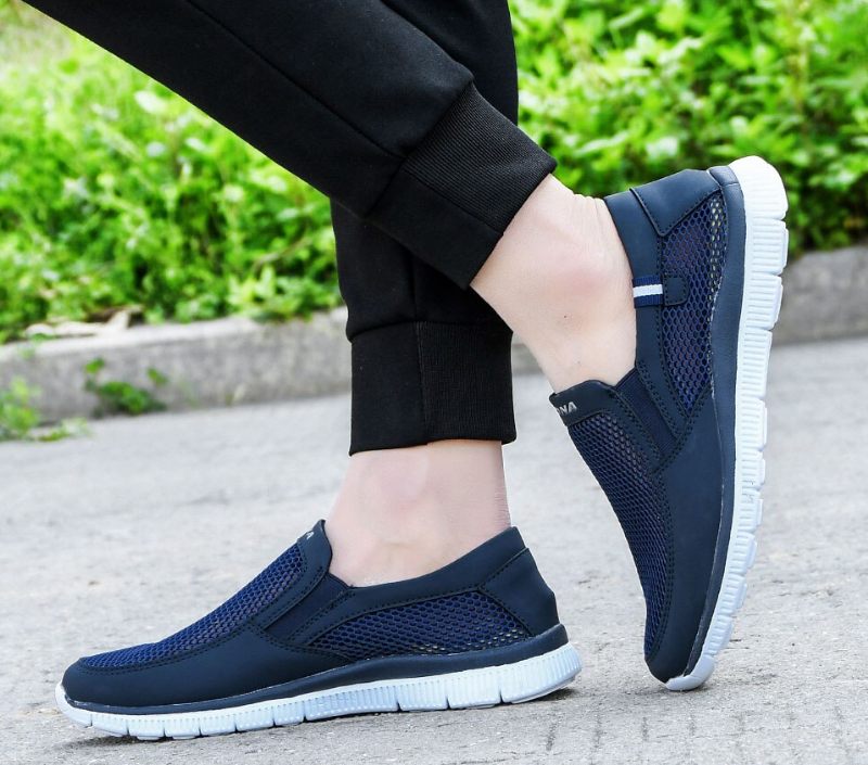 Loky Slip-on Sneakers För Män - Grå