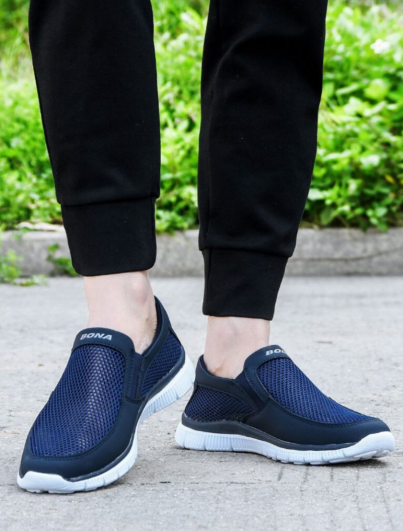 Loky Slip-on Sneakers För Män - Grå