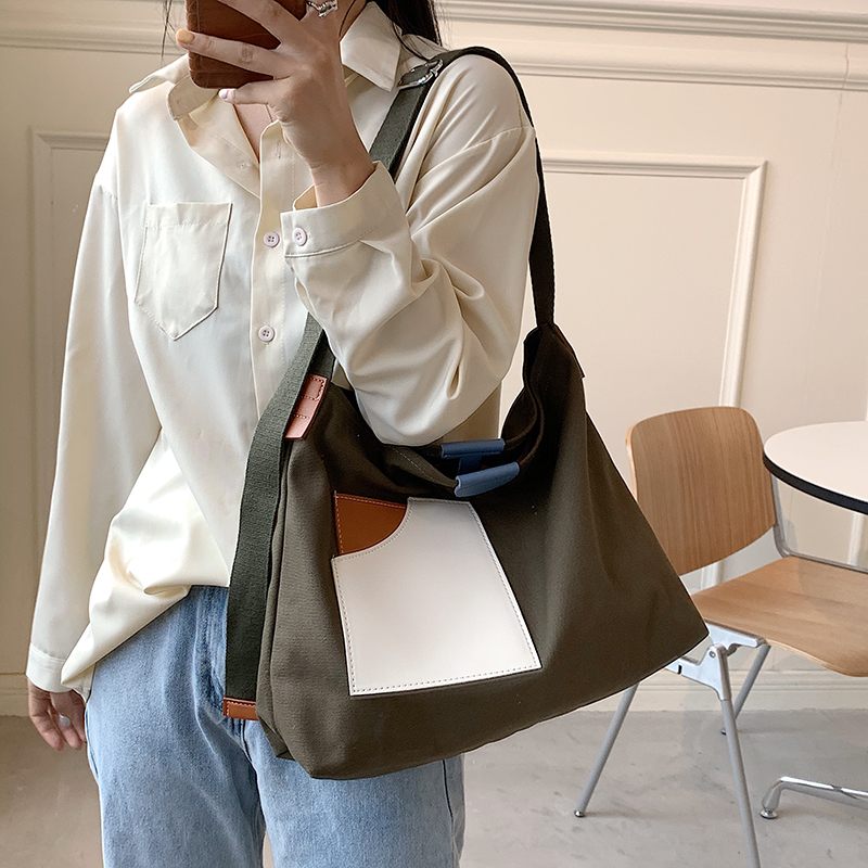 Lola Damväska Med Stor Canvas Med Hög Kapacitet - Beige