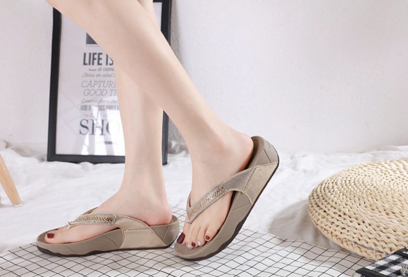 Lola Flip Flop För Kvinnor - Guld