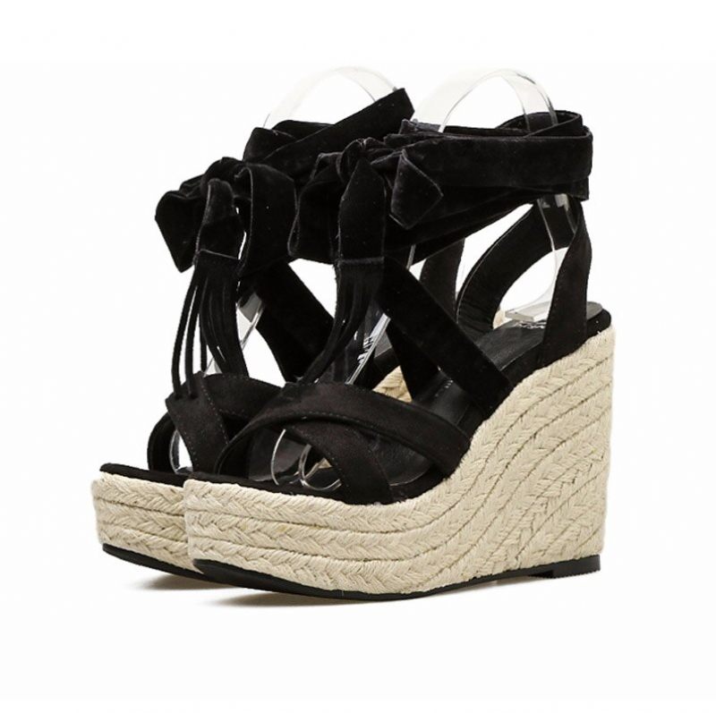 Lombardi Wedges - Svart