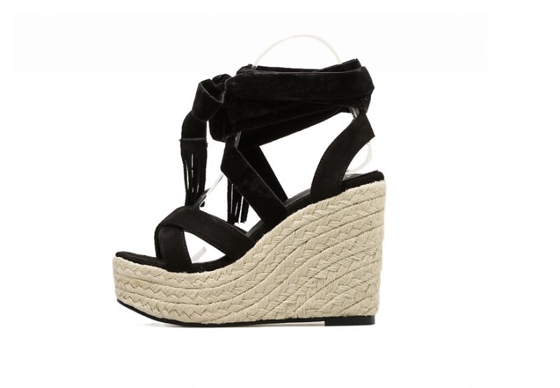 Lombardi Wedges - Svart