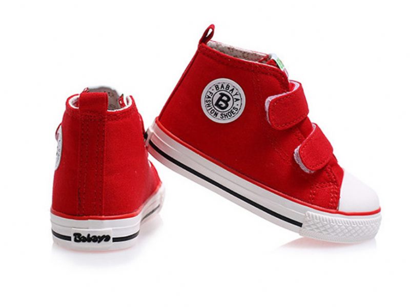 Lonbardi Unisex High Top Sneaker För Barn - Röd