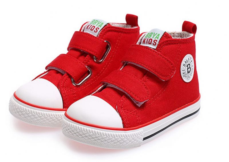 Lonbardi Unisex High Top Sneaker För Barn - Röd