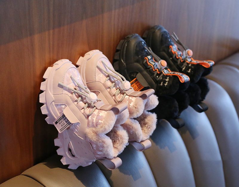 London Unisex Warm Sneaker För Barn - Svart
