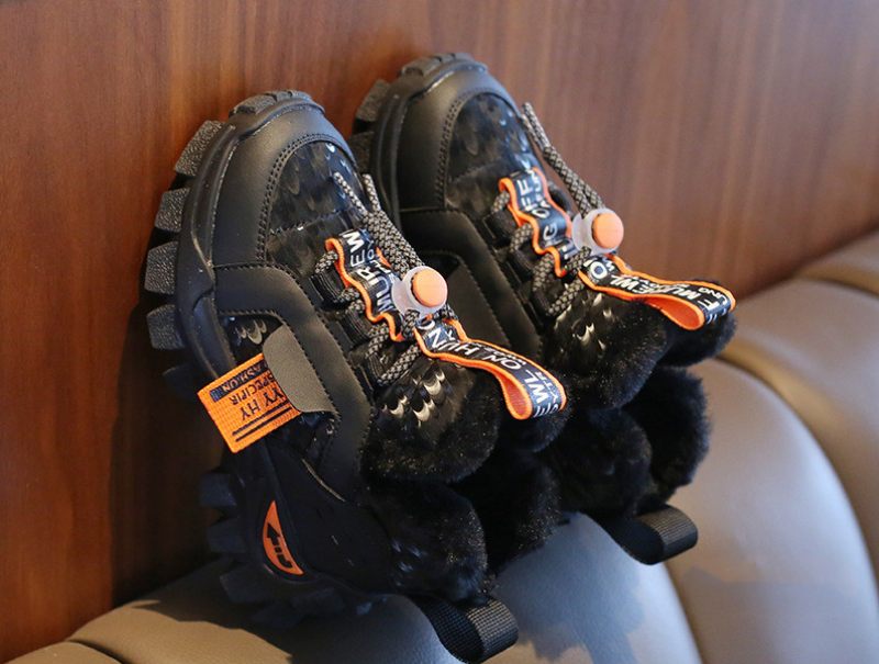 London Unisex Warm Sneaker För Barn - Svart