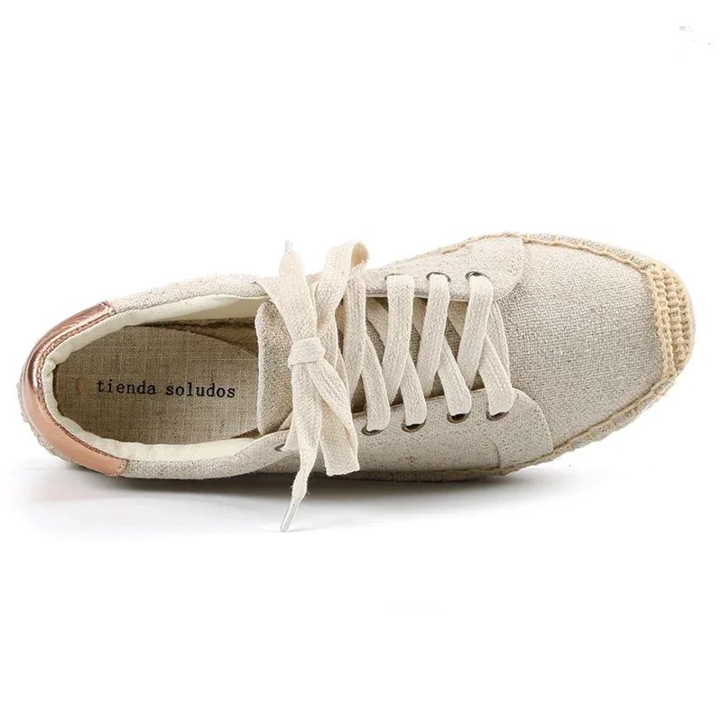 Loreana Hampa Espadriller För Kvinnor - Beige