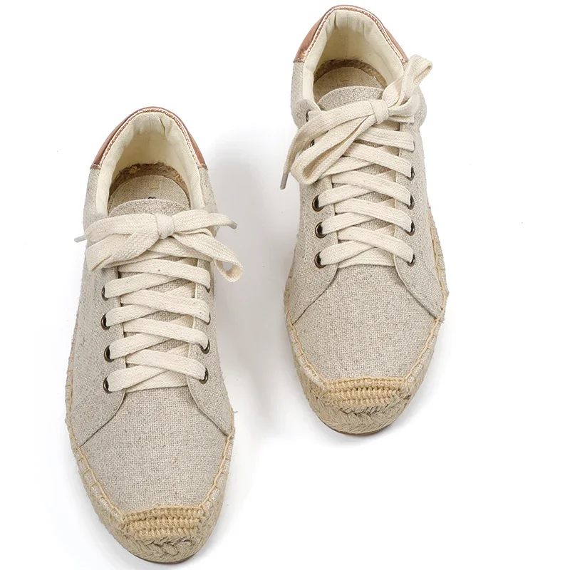 Loreana Hampa Espadriller För Kvinnor - Beige