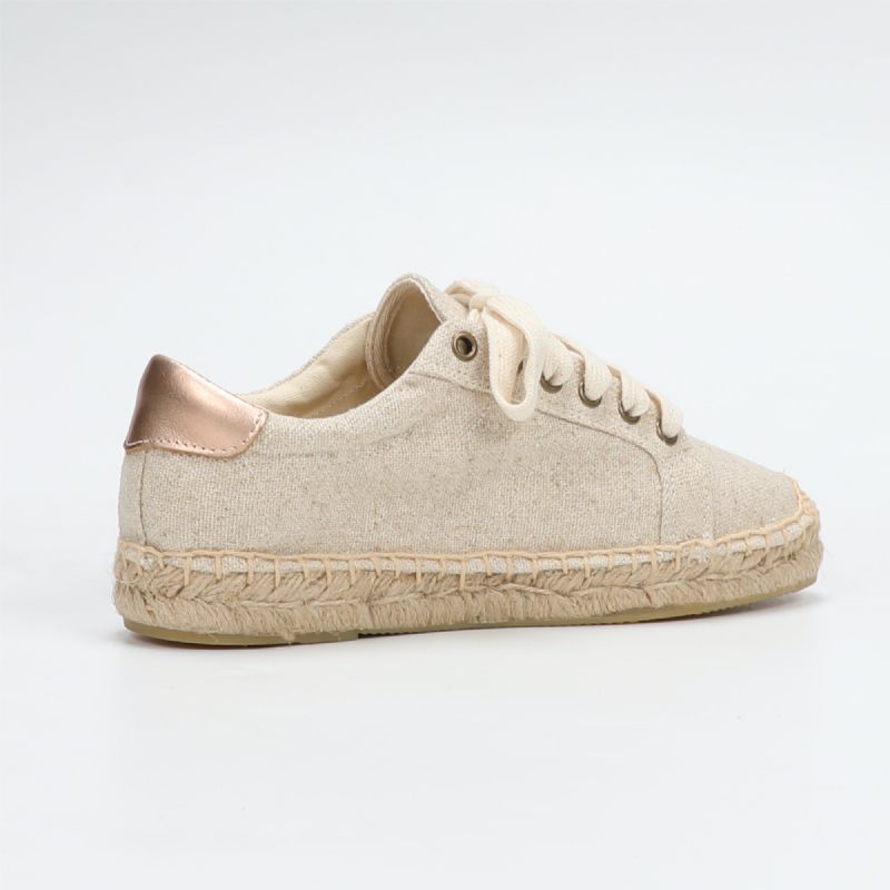 Loreana Hampa Espadriller För Kvinnor - Beige