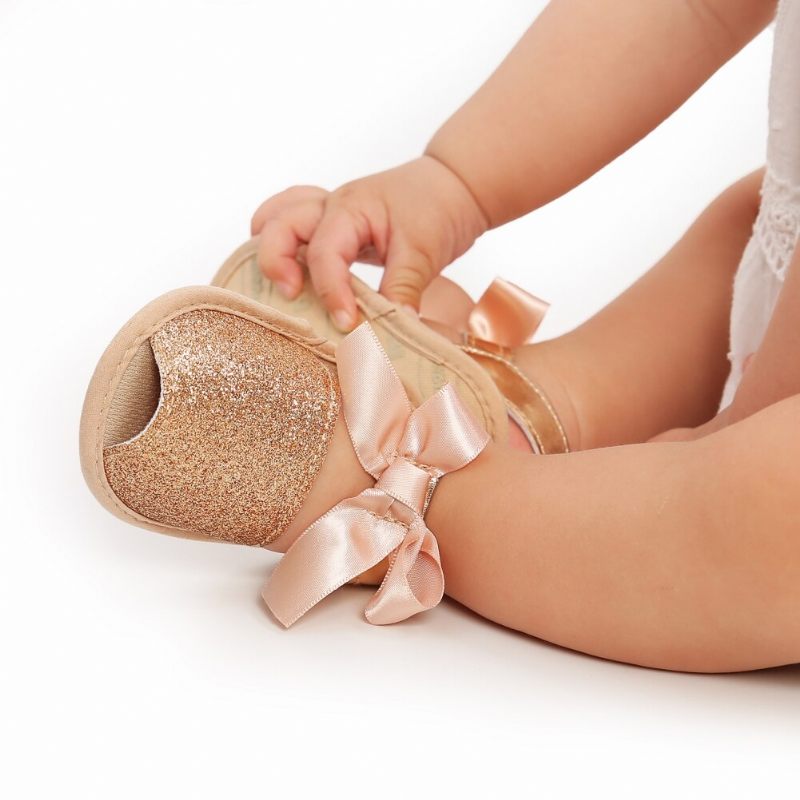 Lorena Baby Flicka Platta Sandaler - Guld