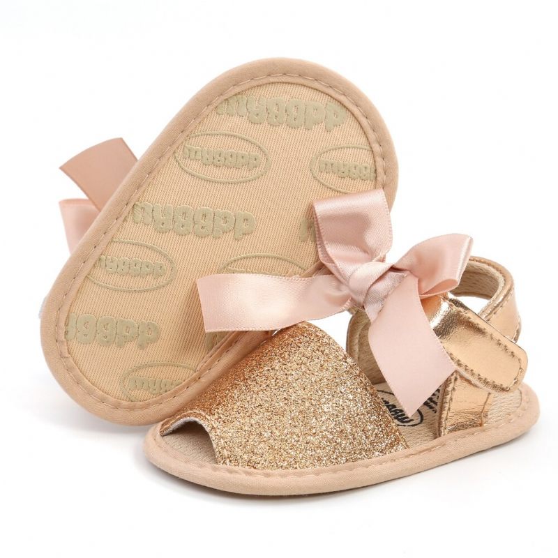 Lorena Baby Flicka Platta Sandaler - Guld