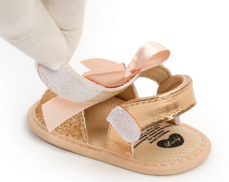 Lorena Baby Flicka Platta Sandaler - Guld