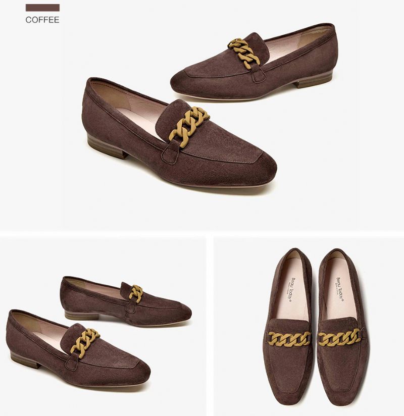 Lorenza Elegant Mocka Loafer Skor För Kvinnor - Rosa