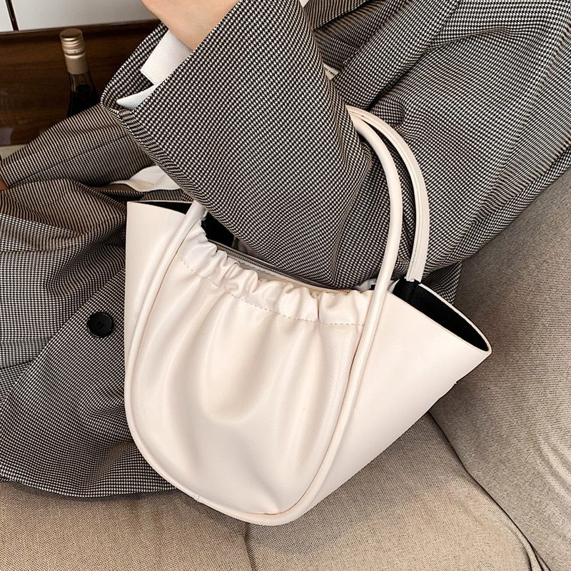 Loreto Handväska I Konstläder För Kvinnor - Beige