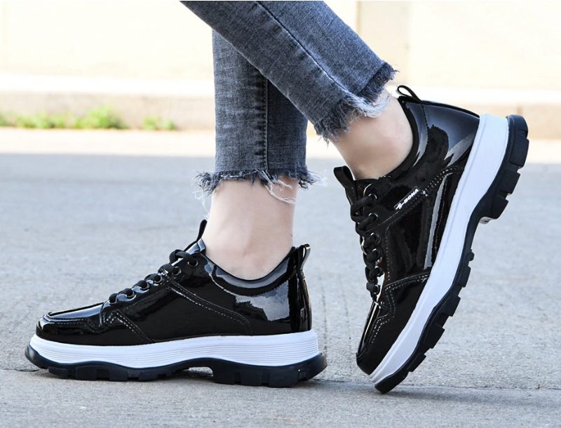Loreto Sneaker Med Snörning För Kvinnor - Aprikos
