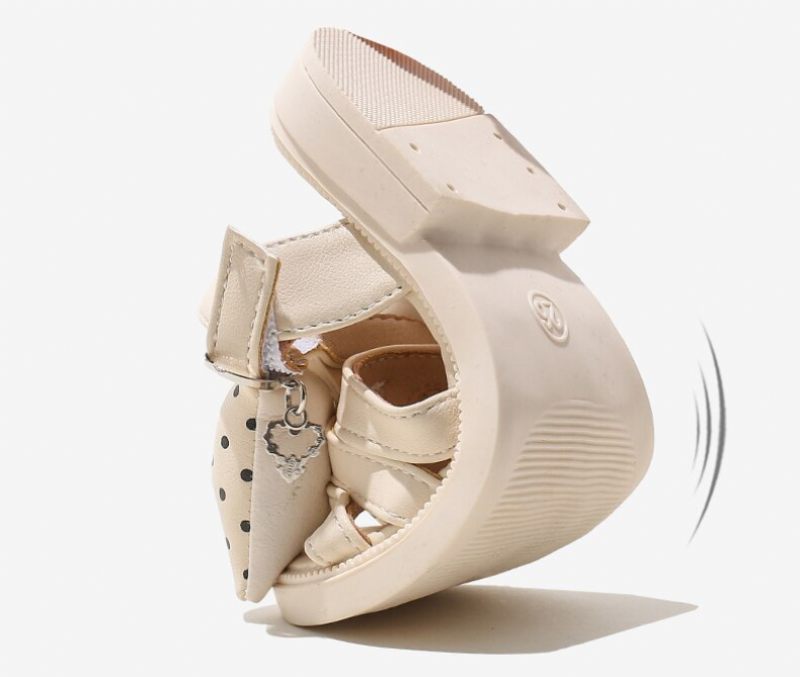 Lorraine Flickklänning Sandal - Beige