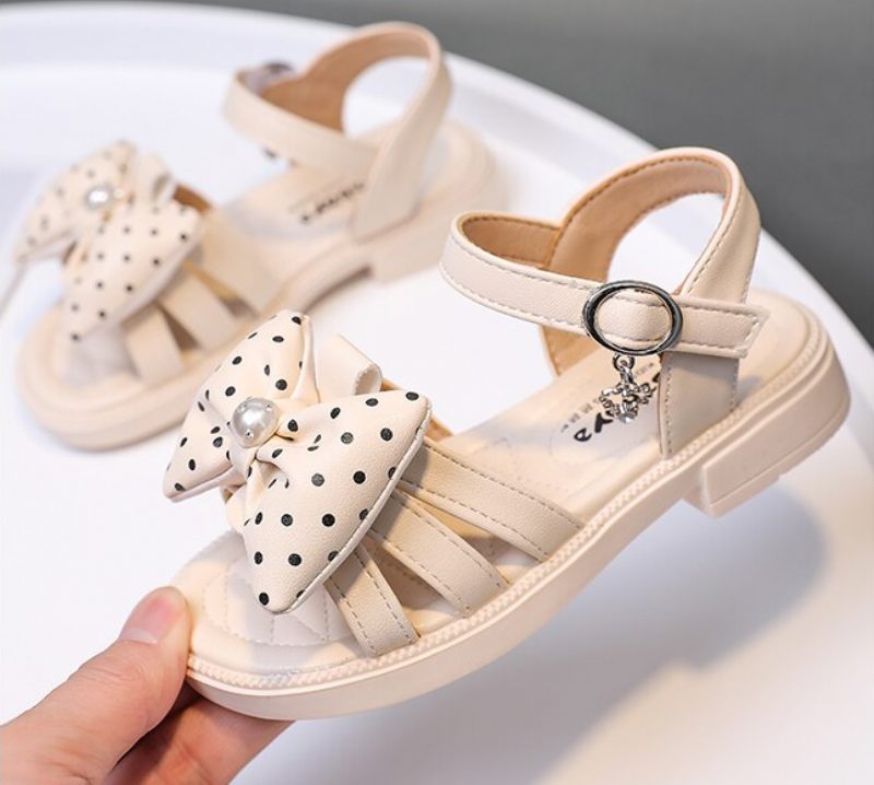 Lorraine Flickklänning Sandal - Beige