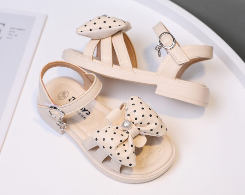 Lorraine Flickklänning Sandal - Beige
