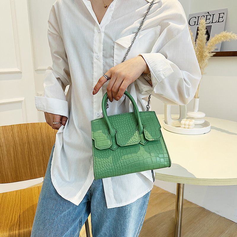 Louis Dammode Liten Handväska - Grön