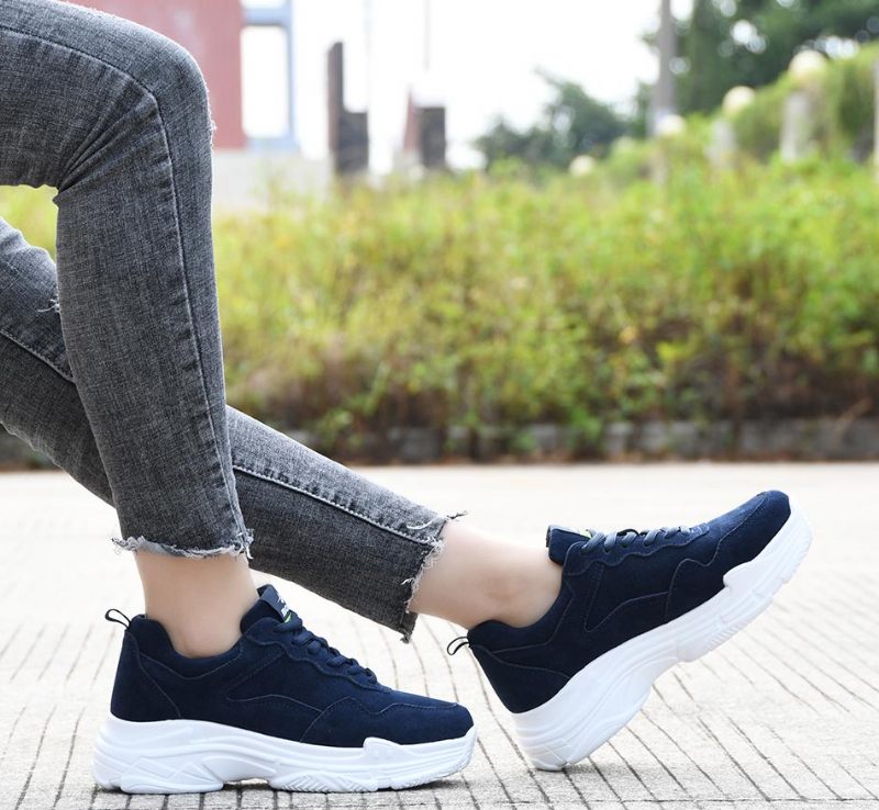 Louna Bekväma Sneaker Med Snörning För Kvinnor - Svart