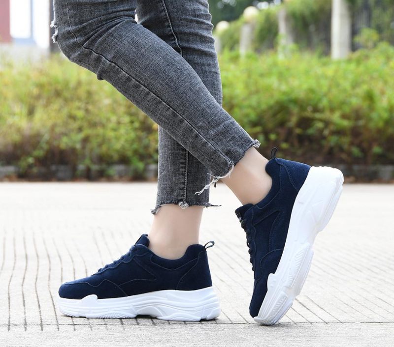 Louna Bekväma Sneaker Med Snörning För Kvinnor - Svart