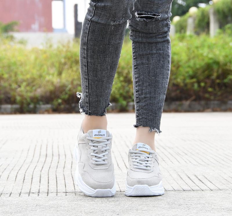 Louna Bekväma Sneaker Med Snörning För Kvinnor - Svart