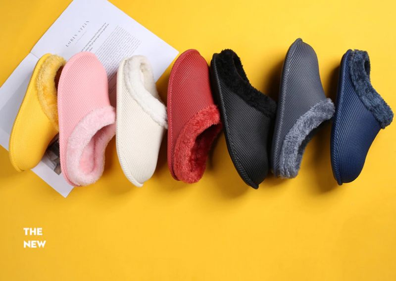 Lozano Unisex Vintertoffel - Gul