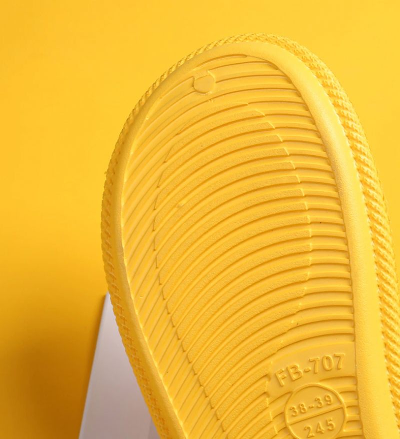 Lozano Unisex Vintertoffel - Gul