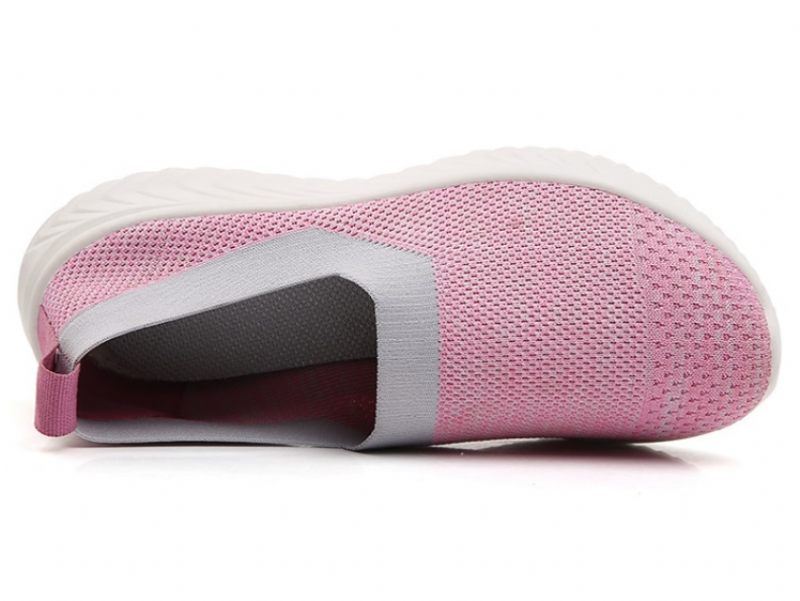 Luar Slip-on Walking Skor För Kvinnor - Rosa