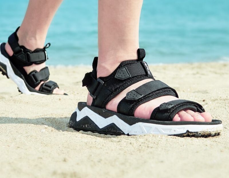 Lucas Unisex Utomhussandaler - Svart