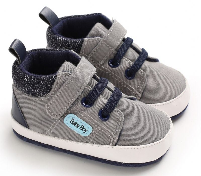 Lucian Baby Pojkar Casual Sneakers - Grå