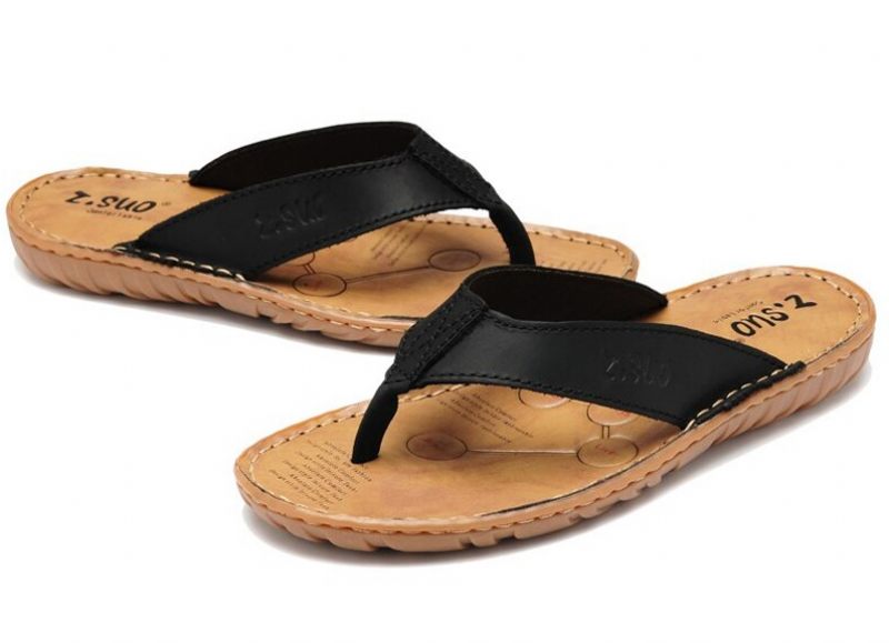 Luciano Sommarflipflops För Män - Svart