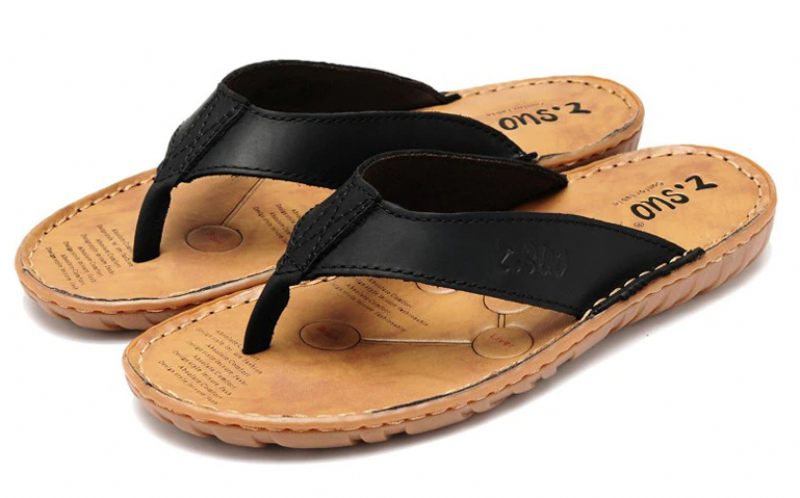 Luciano Sommarflipflops För Män - Svart