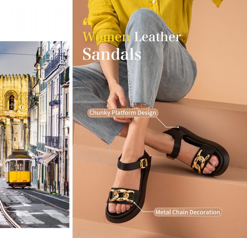 Lucrecia Dam Ankel Spänne Läder Sandal - Beige
