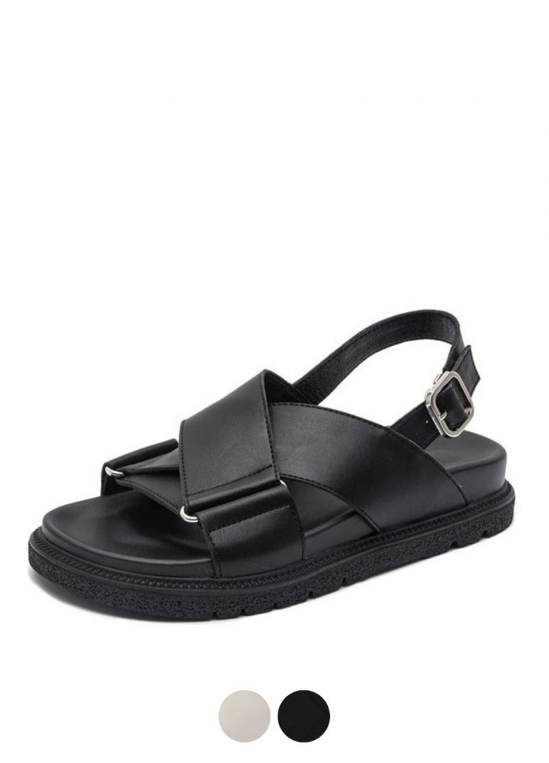 Lucy Platt Sandal Med Spänne För Kvinnor