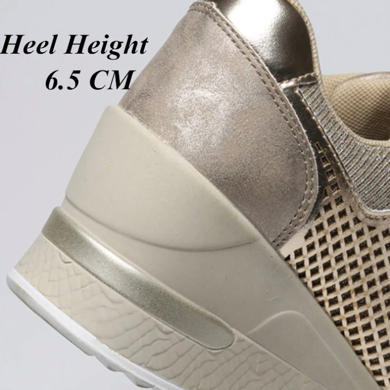 Lucy Wedges Sneakers För Kvinnor - Guld