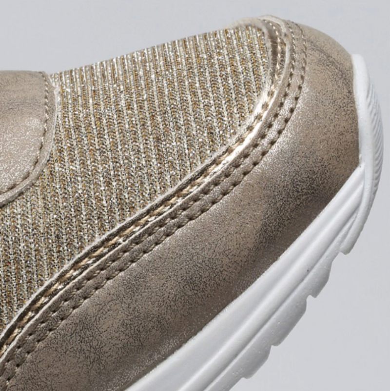 Lucy Wedges Sneakers För Kvinnor - Guld