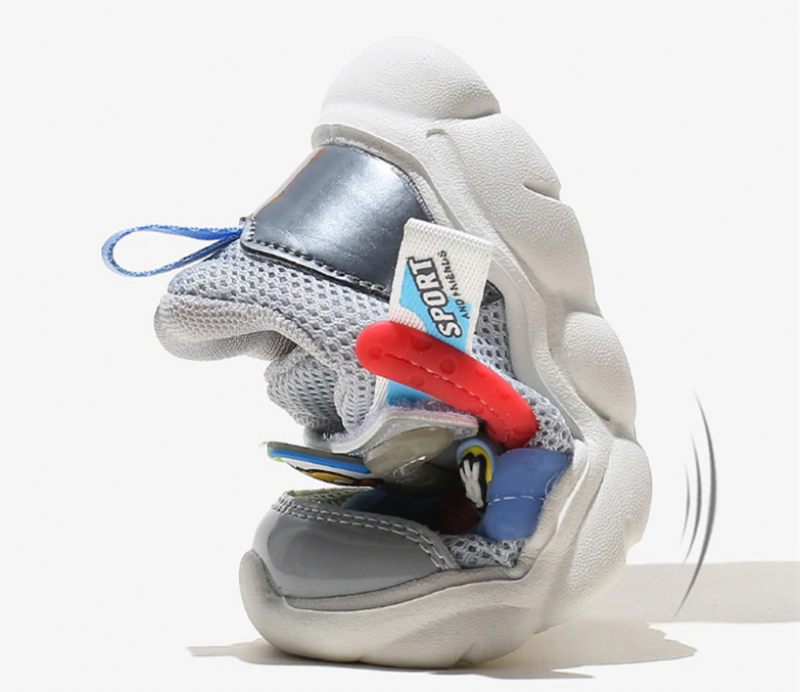 Luda Pojkar Mode Sneaker - Grå