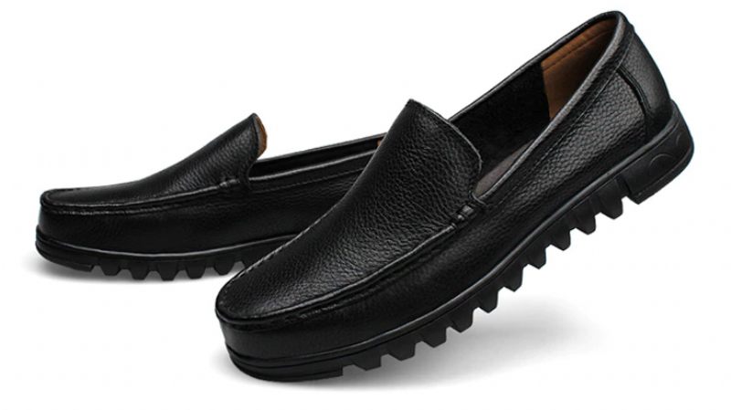 Luigi Loafer Skor För Män - Svart